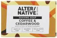 Alter/native Shaving Soap Coffee and Cedarwood