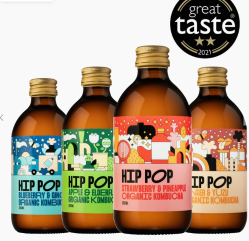 Hip Pop Kombucha Organic Drink